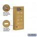 Salsbury Cell Phone Storage Locker - with Front Access Panel - 6 Door High Unit (5 Inch Deep Compartments) - 8 A Doors (7 usable) and 2 B Doors - Gold - Surface Mounted - Master Keyed Locks